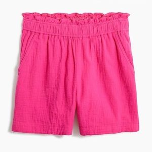 J. Crew Factory Cotton pull-on gauze short